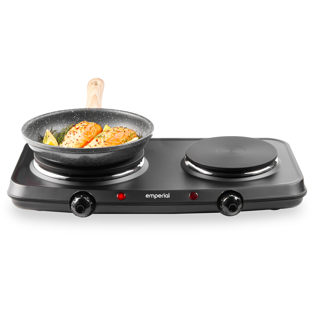 Emperial EM-DP-B2 Double Hotplate Portable Camping Electric Hob Image 3