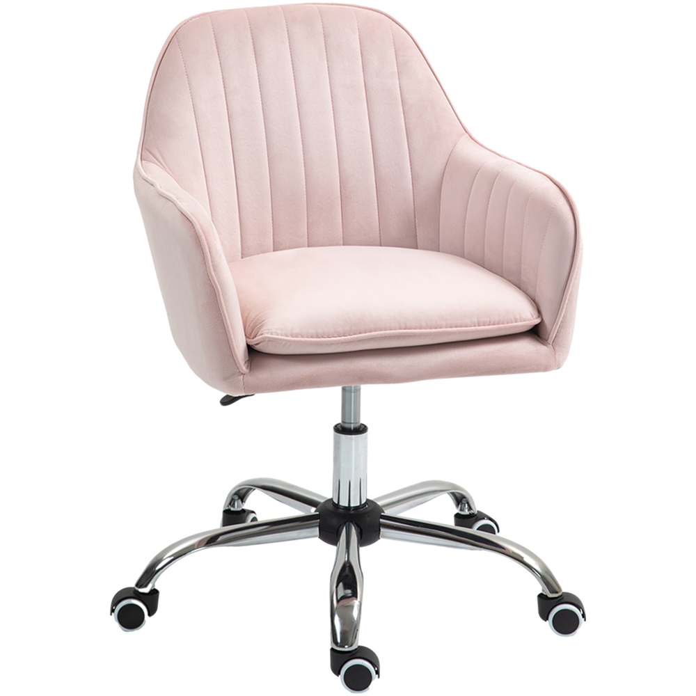 Portland Pink Swivel Office Chair with Adjustable Height Image 2