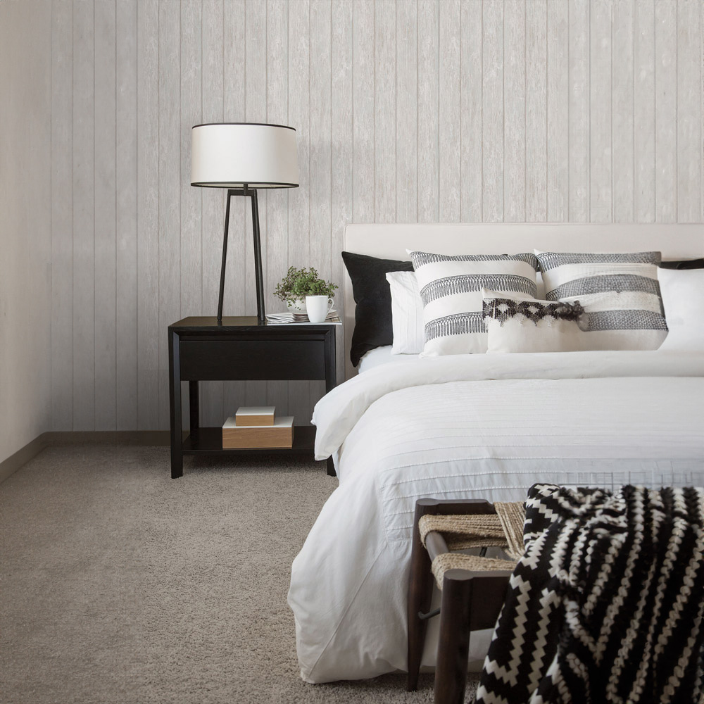 Galerie Global Fusion Wood Panel Taupe Wallpaper Image 2