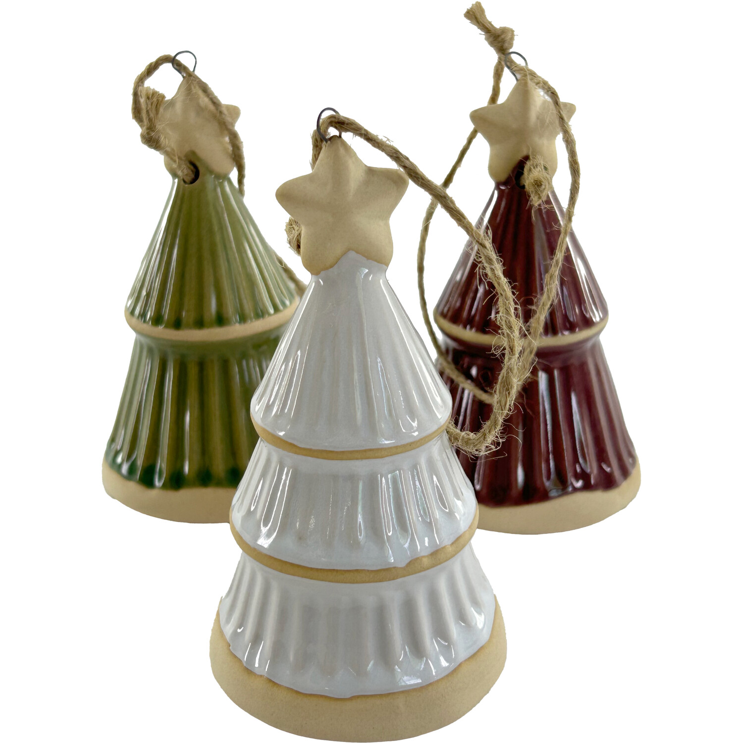 Ceramic Tree Bell Hanging Decoration Image 2