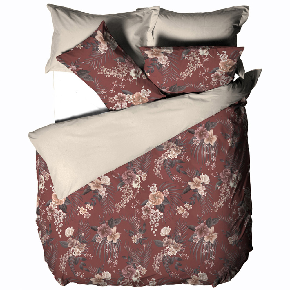 Linen House Taira Double Floral Duvet Cover Set Image 2