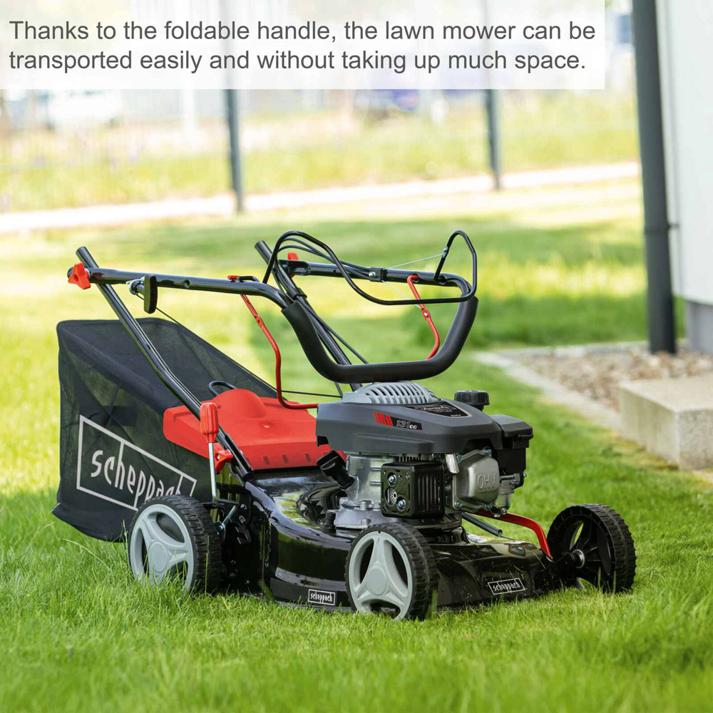 Scheppach MS132-42 Self-Propelled 42cm Petrol Lawn Mower Image 8