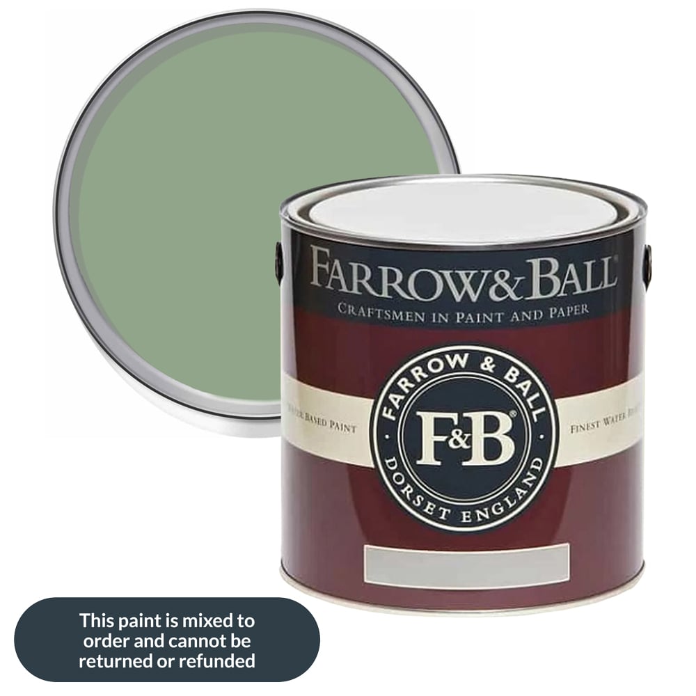 Farrow & Ball Estate Walls and Ceilings Breakfast Room Green Matt Emulsion Paint 2.5L Image 1