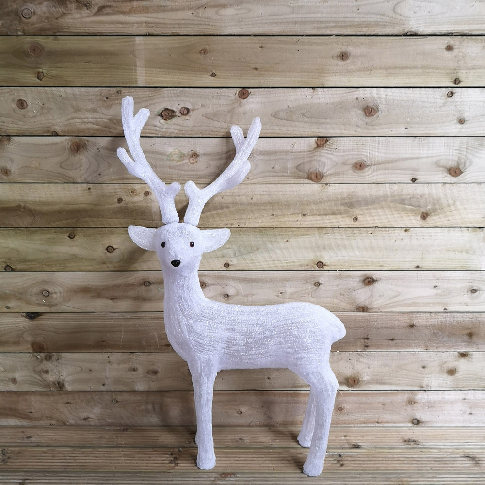 Samuel Alexander Acrylic Standing Reindeer LED Outdoor Christmas Decoration 115cm Image 4
