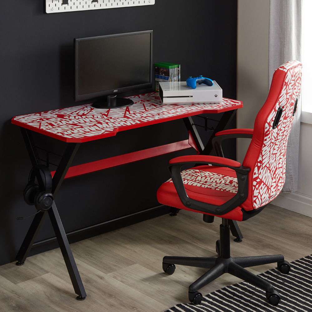 Disney Marvel Computer Gaming Desk Image 1
