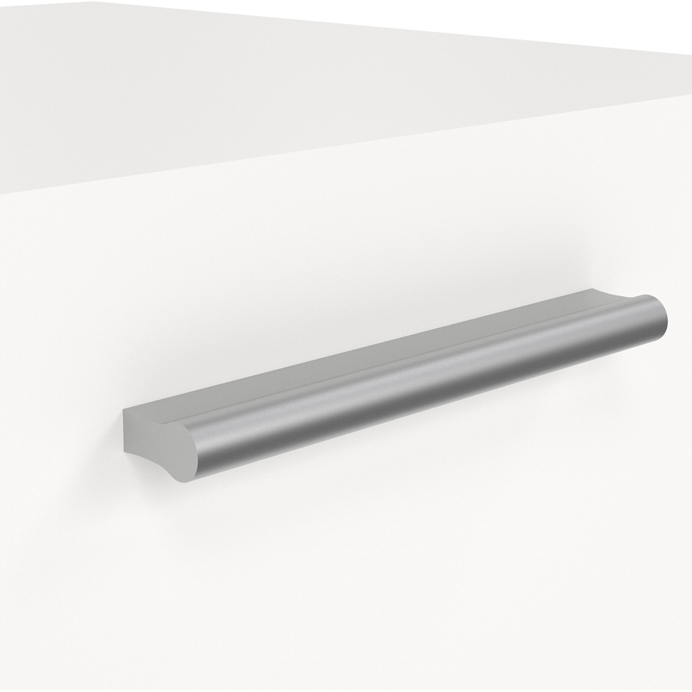 Florence 2 Drawer White Bedside Table Image 5