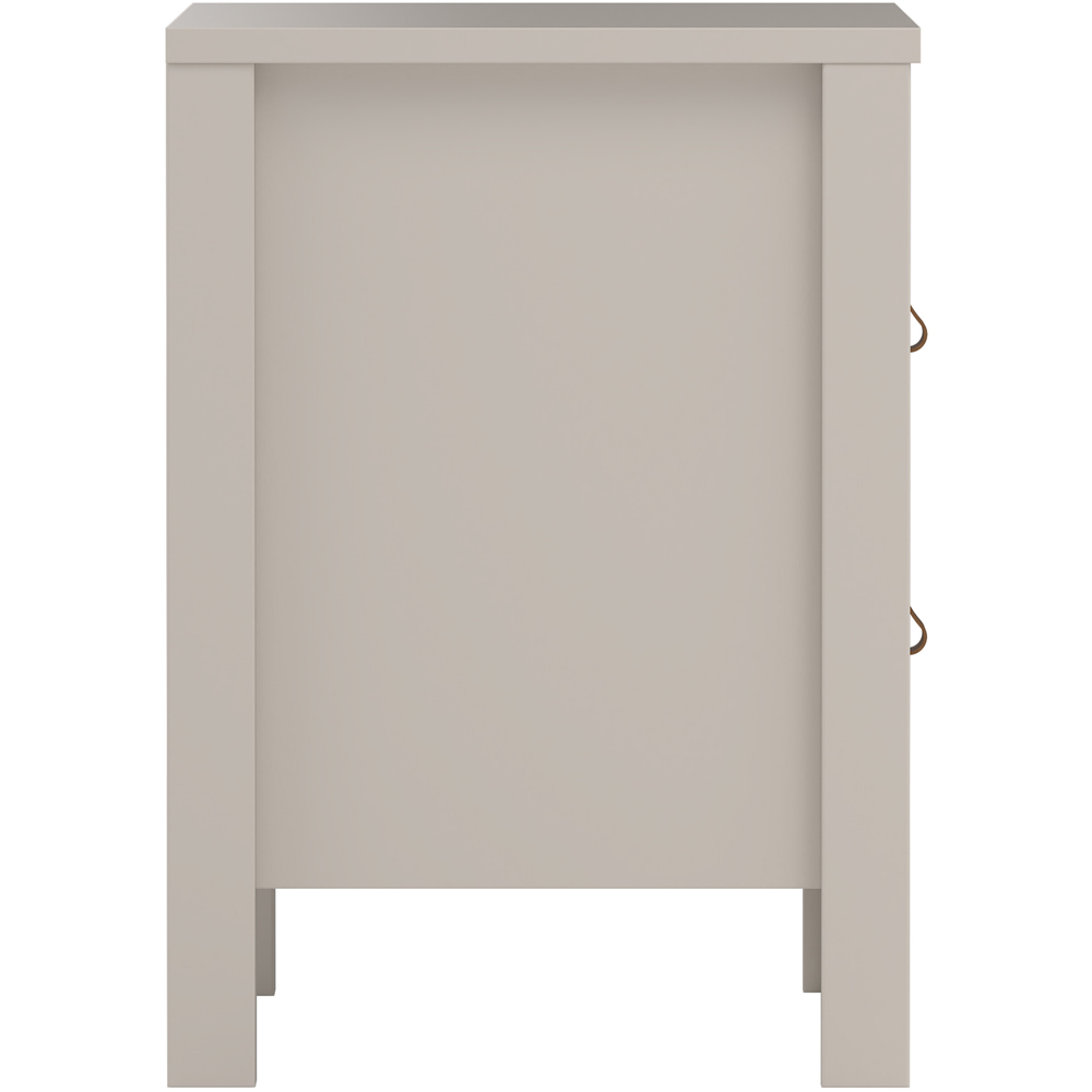 Florence Barcelona 2 Drawer Cashmere Bedside Table Image 4