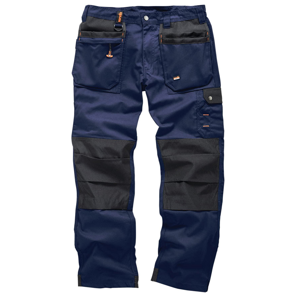 Scruffs Worker Plus Trouser 34L Navy Image 1