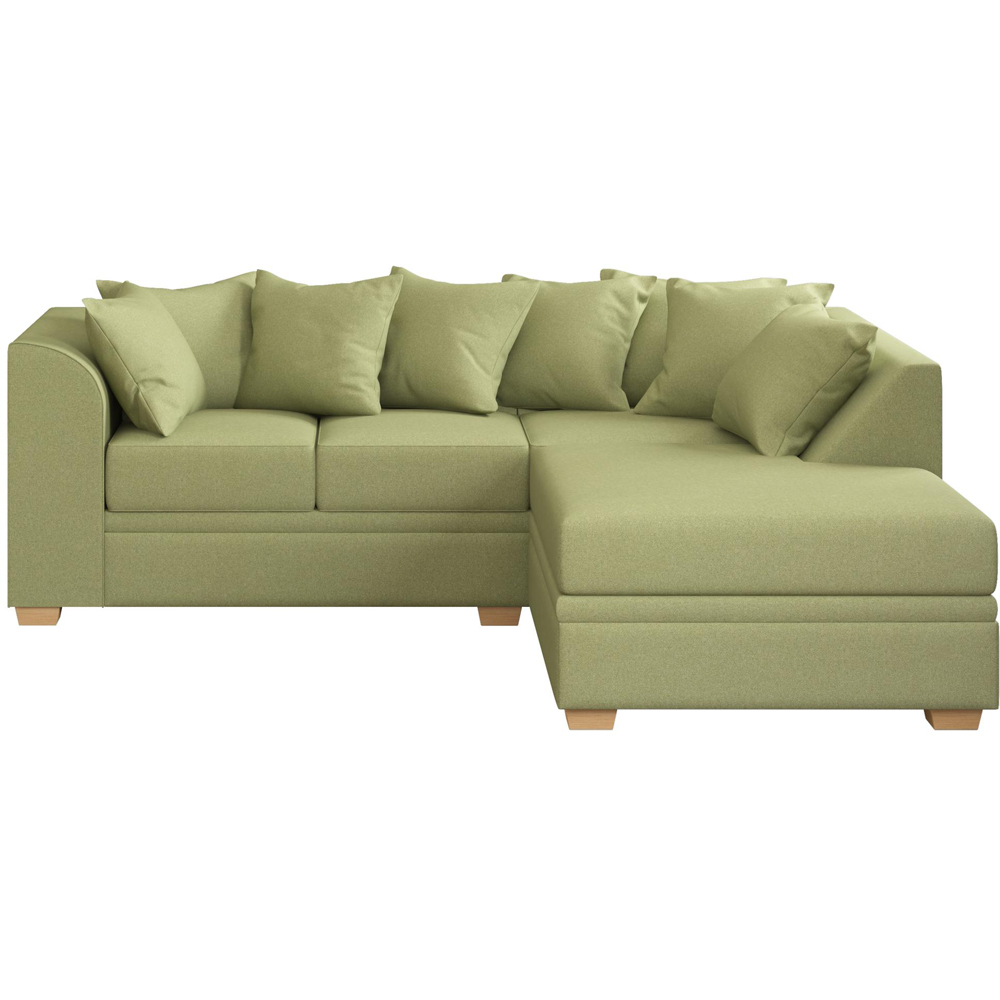 Modo 3 Seater Olive Venice Right Hand Scatter Back L-Shape Corner Sofa Image 3