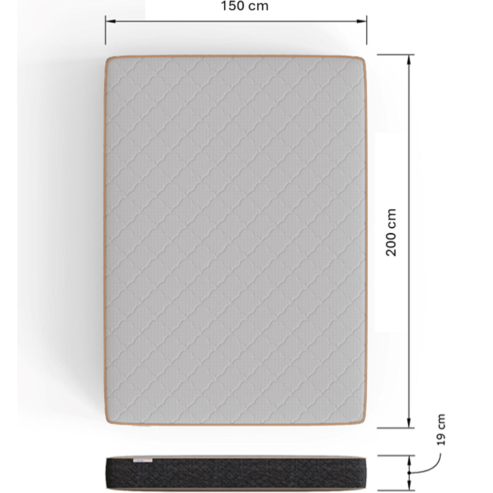 GFW Sleepy Castle King Size Bonnell Spring Mattress Image 8