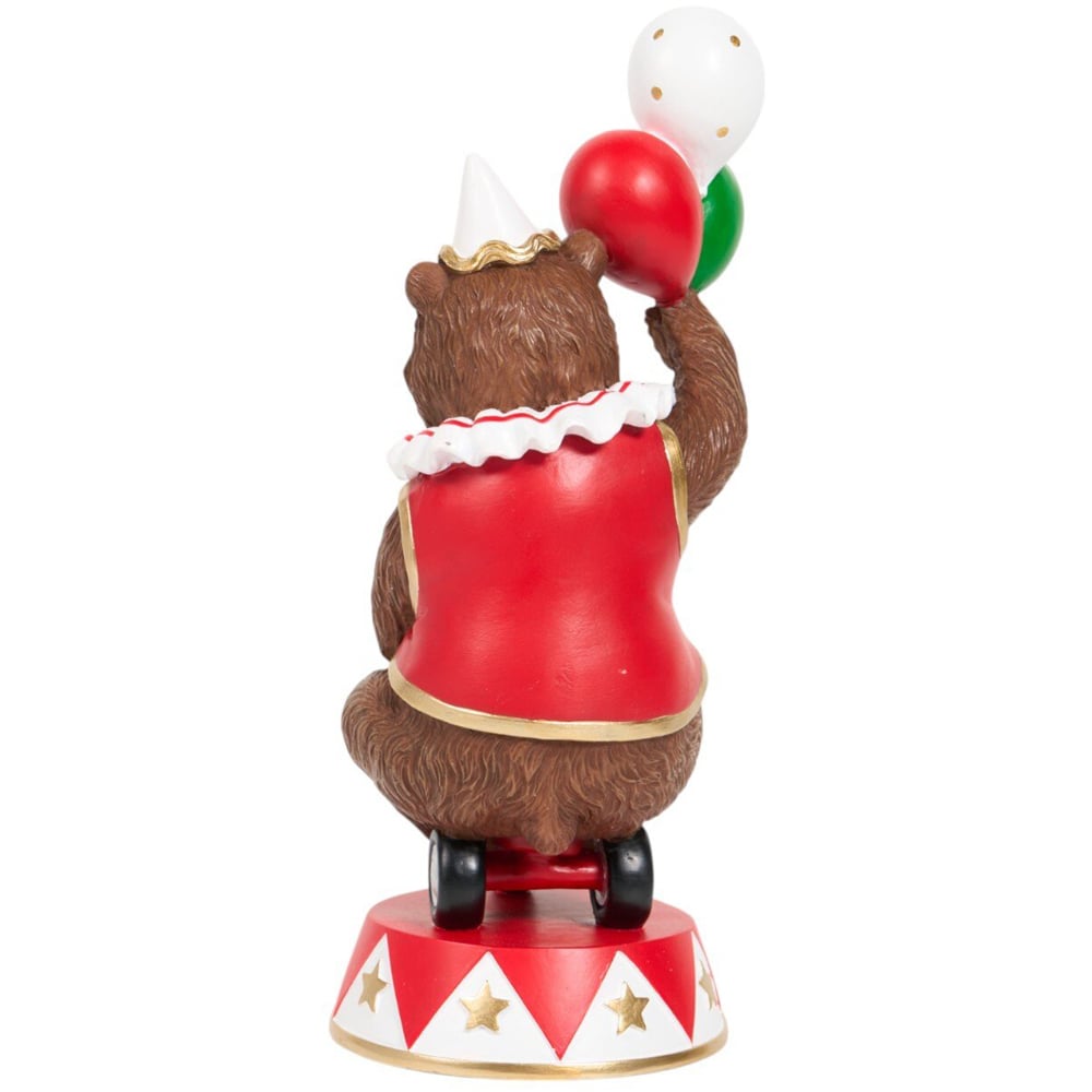 Circus Christmas Bear Standing Decoration Brown Image 3