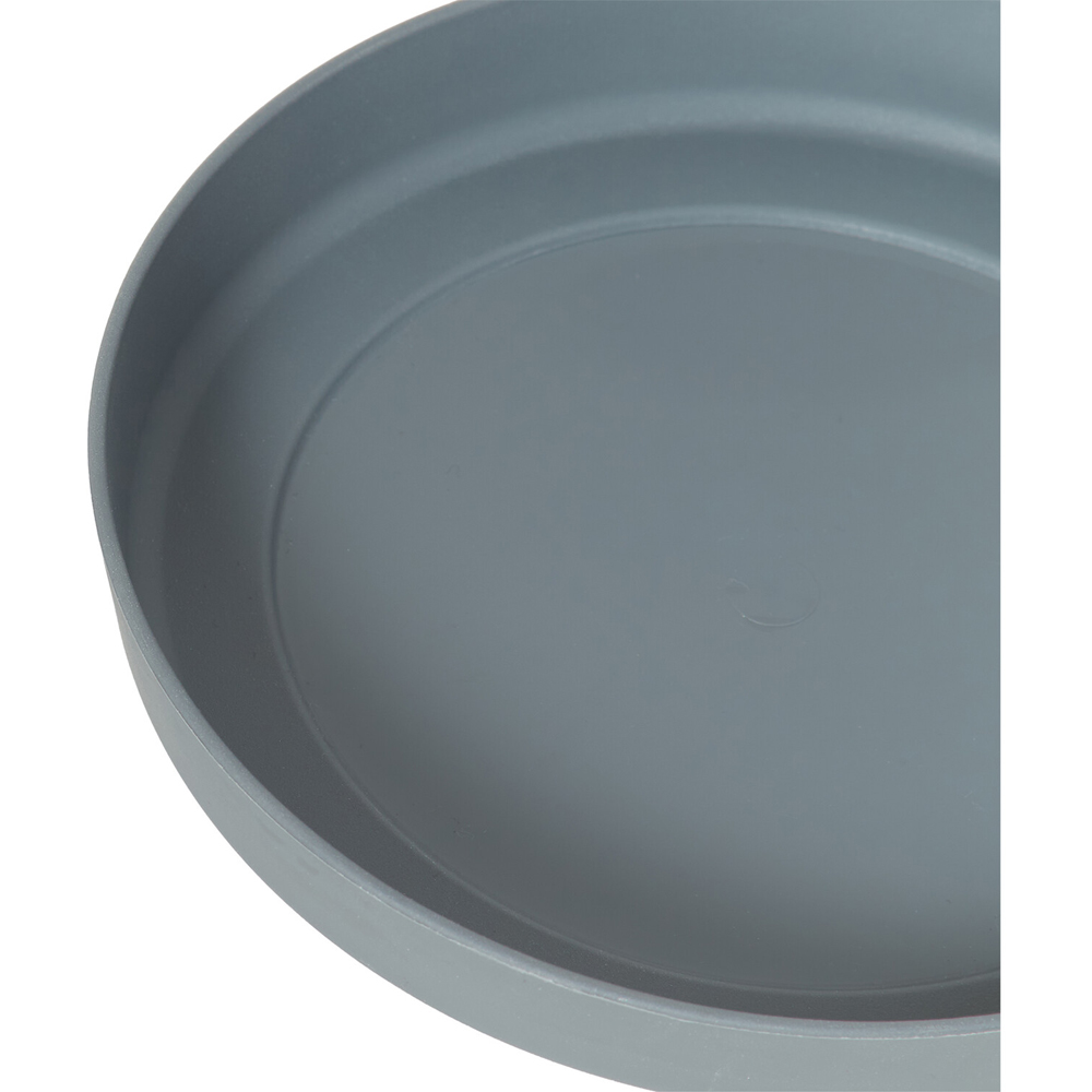 Clever Pots Round Pot Tray Charcoal 20cm Image 4