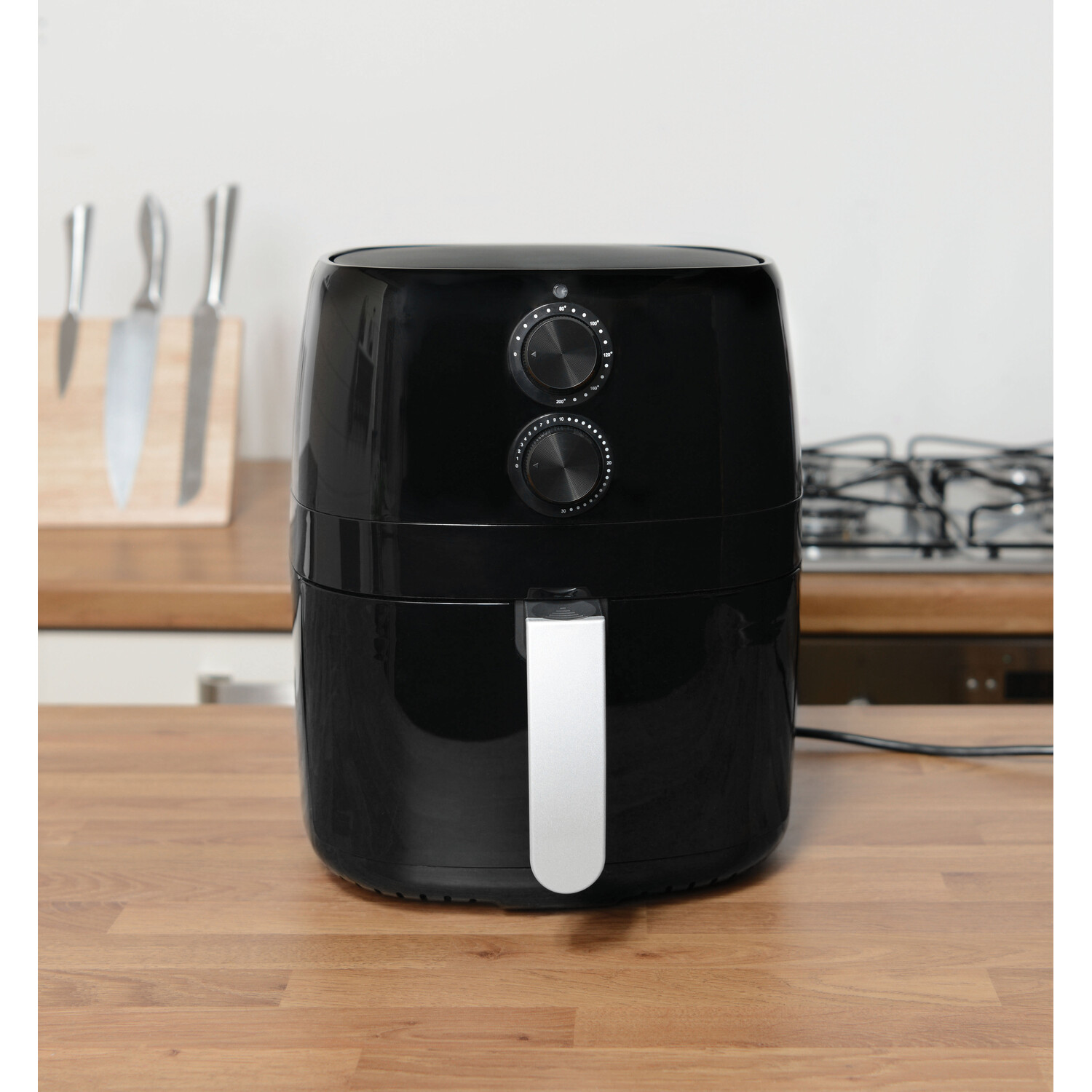 My Kitchen Manual Air Fryer - Black Image 4