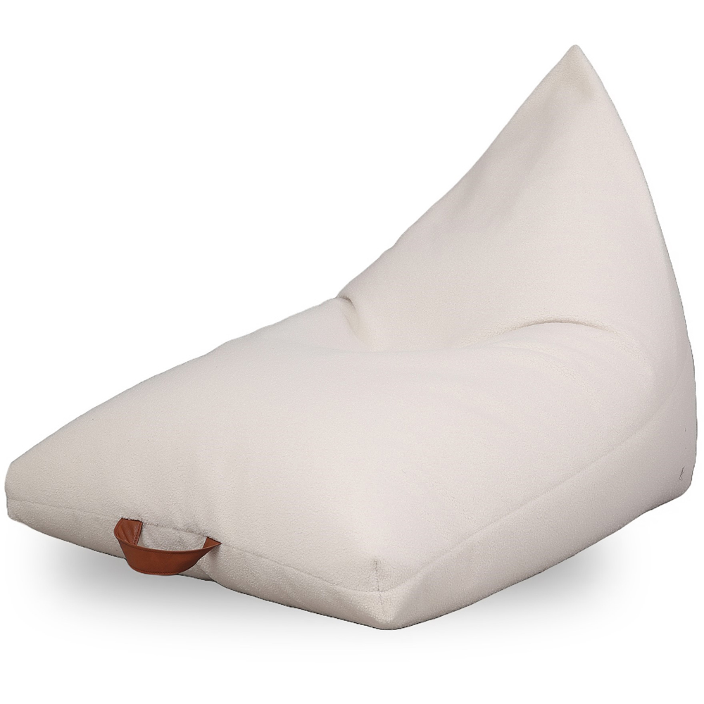 Kaikoo Boucle Triangle Bean Bag with PVC Handle Image 3
