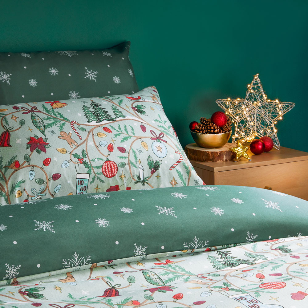 Duvet Day Single Noelle Soft Touch Reversible Duvet Set Image 2