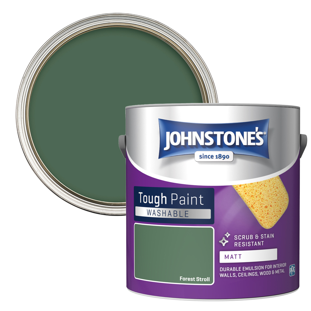 Johnstone's Washable Forest Stroll Matt Paint 2.5L Image 1