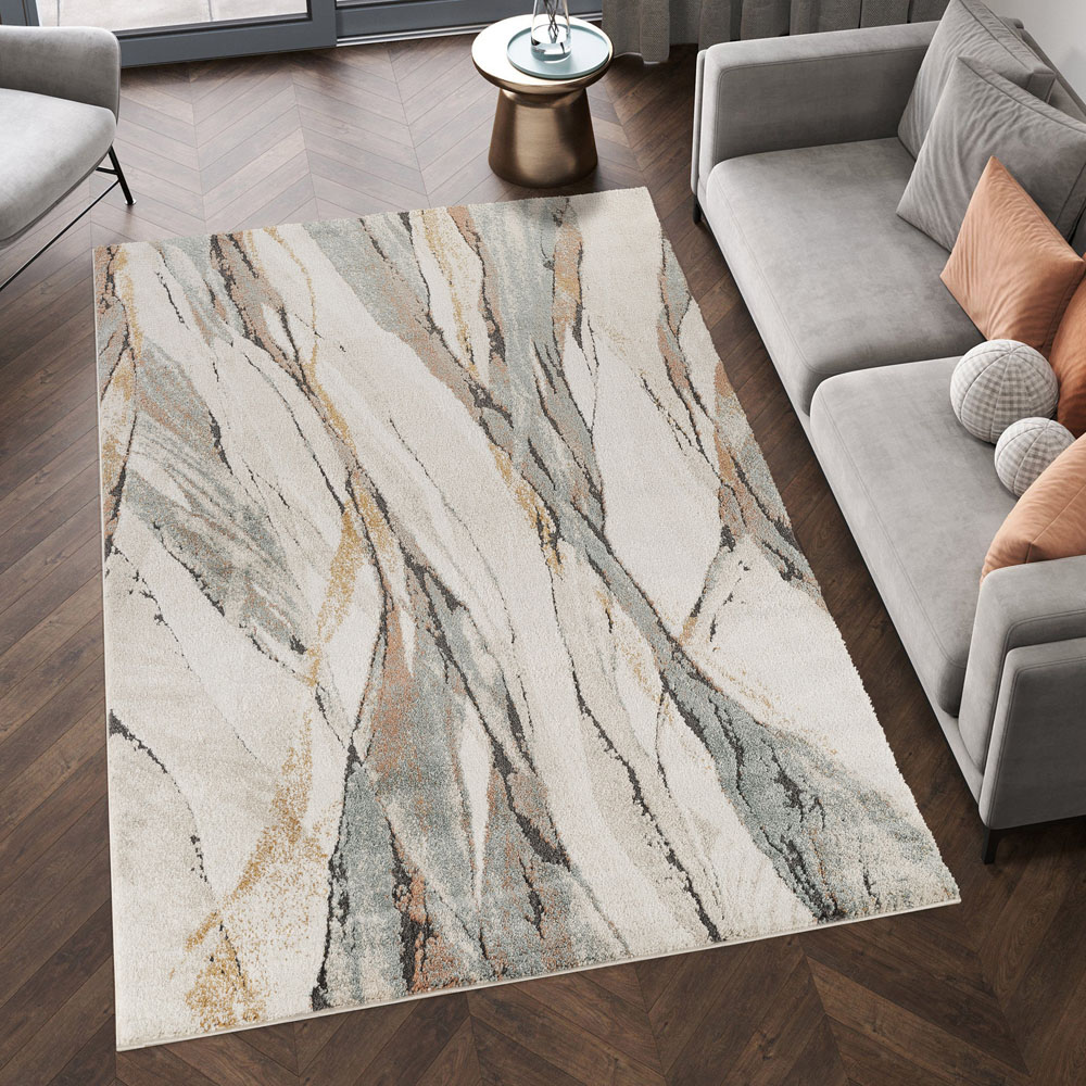Desire Rugs Essence Rustic Abstract Rug 120 x 170cm | Homebase