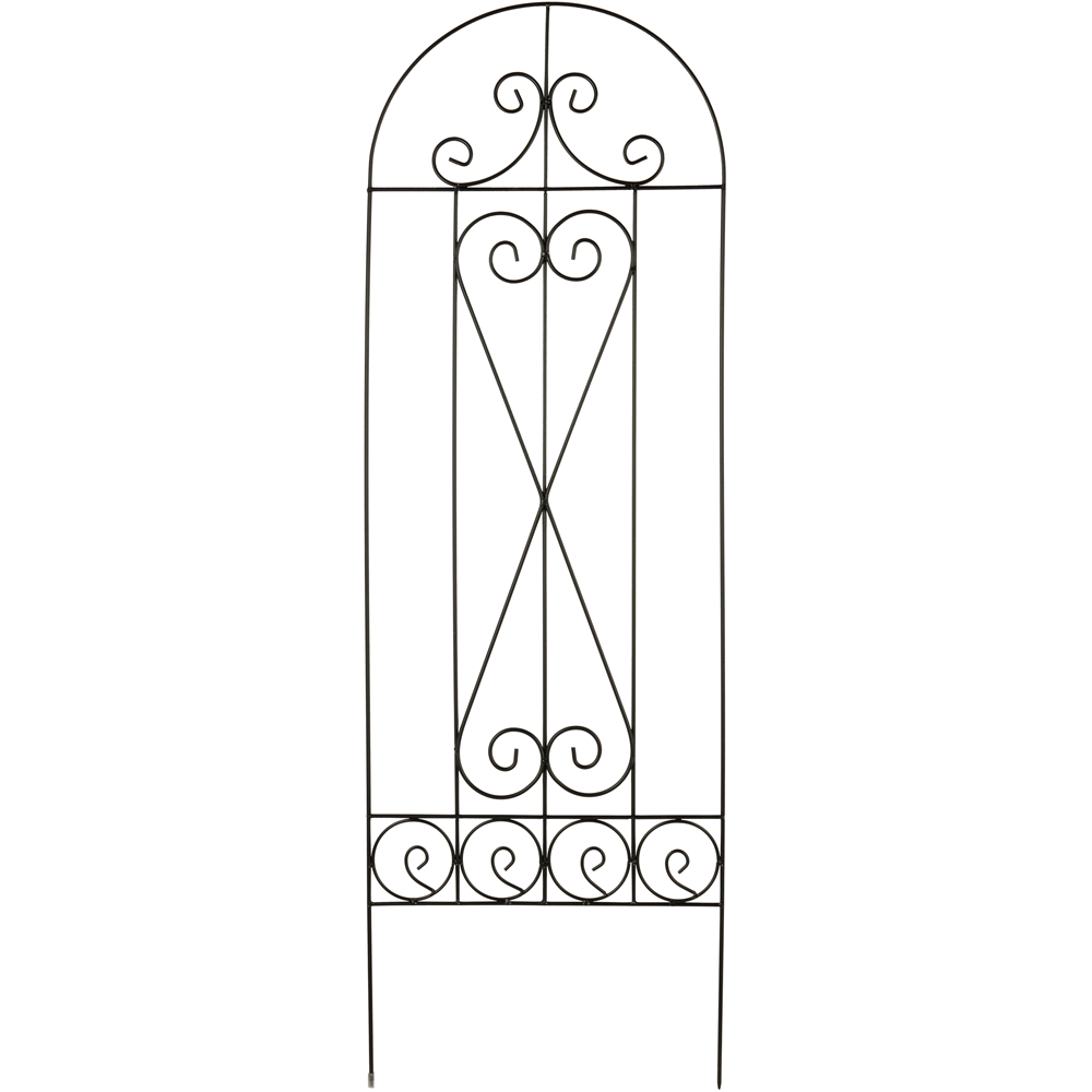 Garden Gear Swirl Metal Plant Support 1.15m Image 1