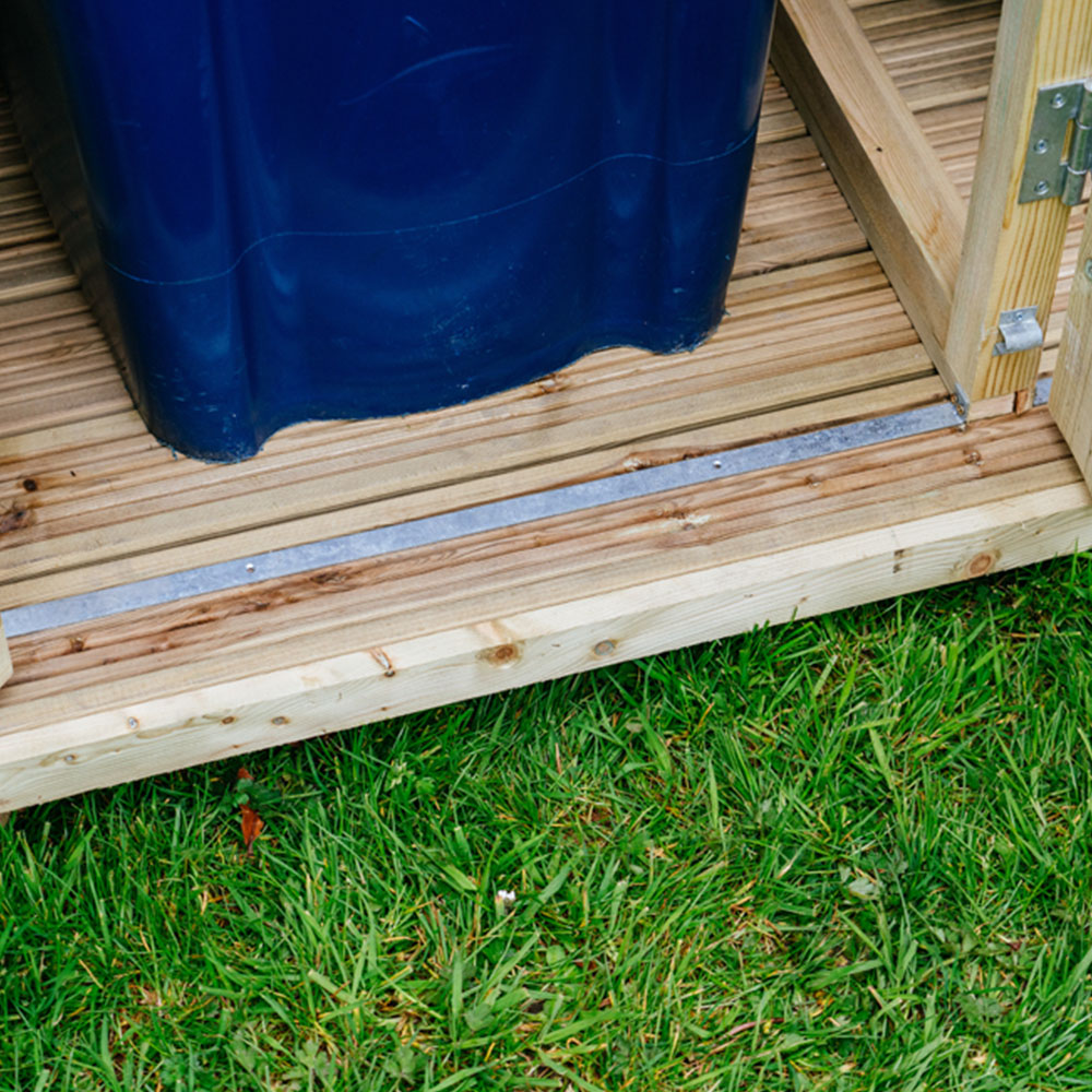 The Garden Village Shireburn 240L Sextet Wheelie Bin Shed Image 4