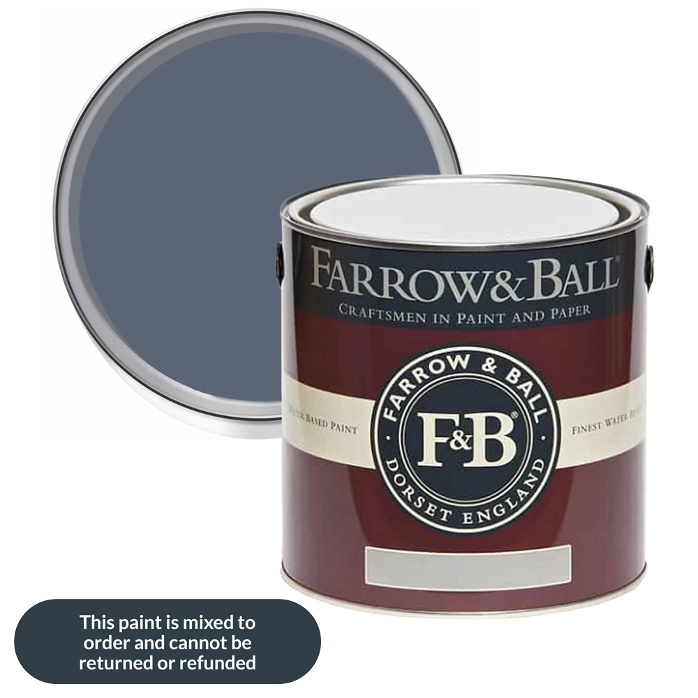 Farrow & Ball Estate Walls and Ceilings Wine Dark Matt Emulsion Paint 2.5L Image 1