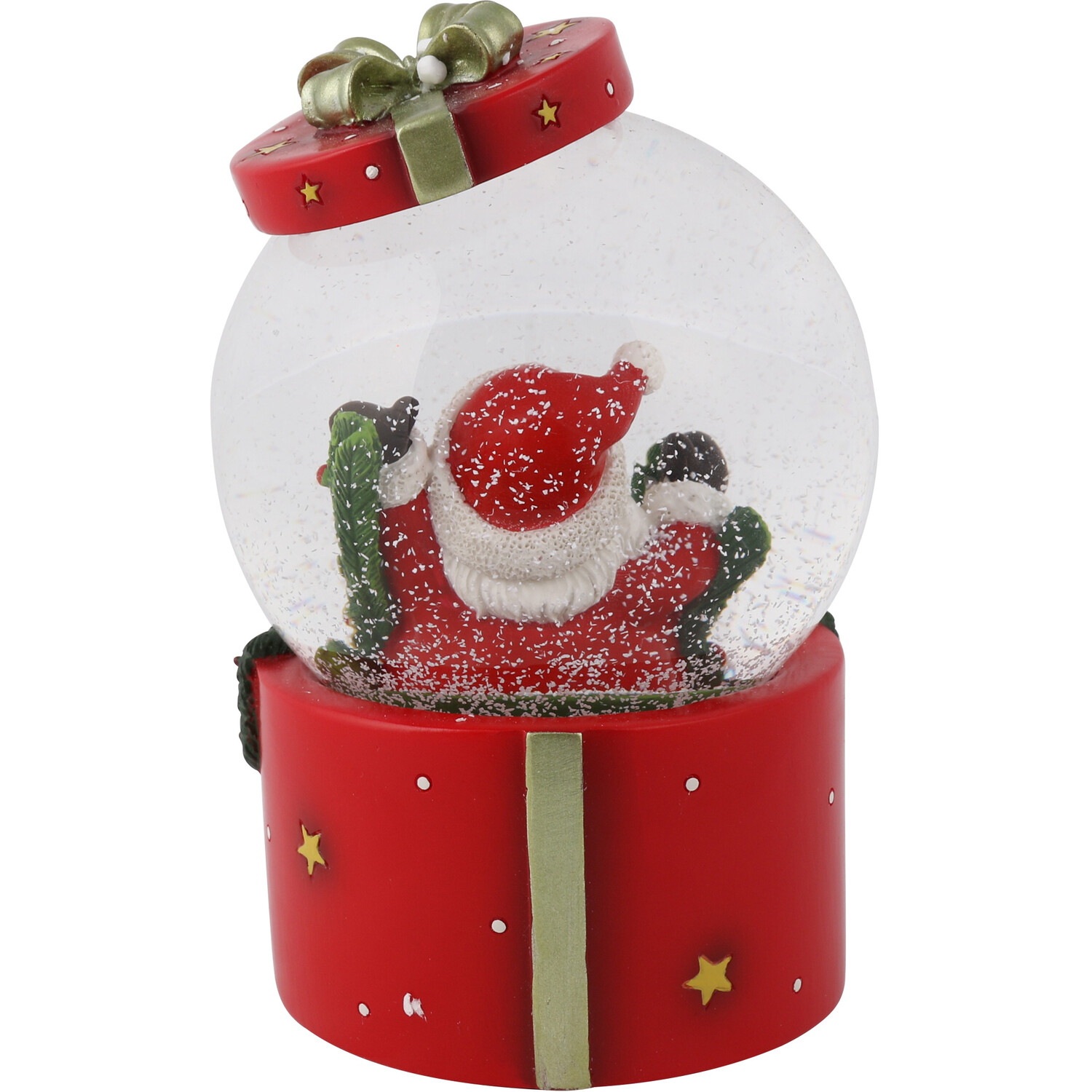 Santa Present Musical Snowglobe Image 4