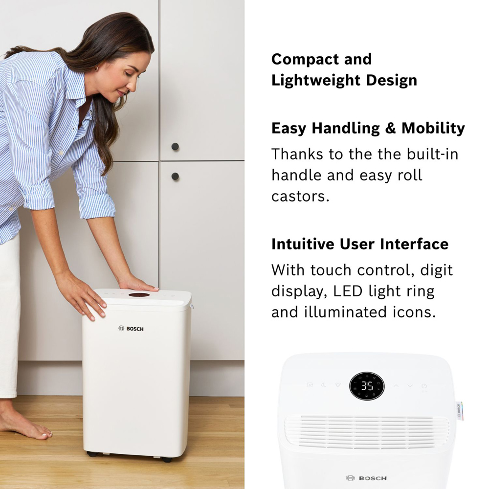 Bosch Dry 1000 Dehumidifier with 2-in-1 Filter 10L Image 8