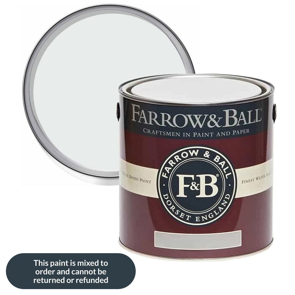 Farrow & Ball Estate Walls and Ceilings Cabbage White Emulsion Paint 2.5L Image 1