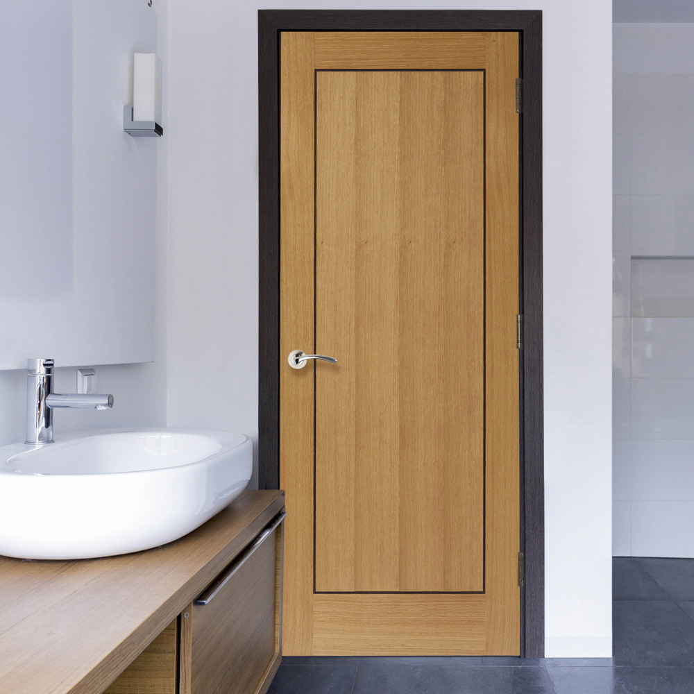 JB Kind Clementine Walnut Oak Veneered FD30 Internal Door 1981 x 686mm Image 2