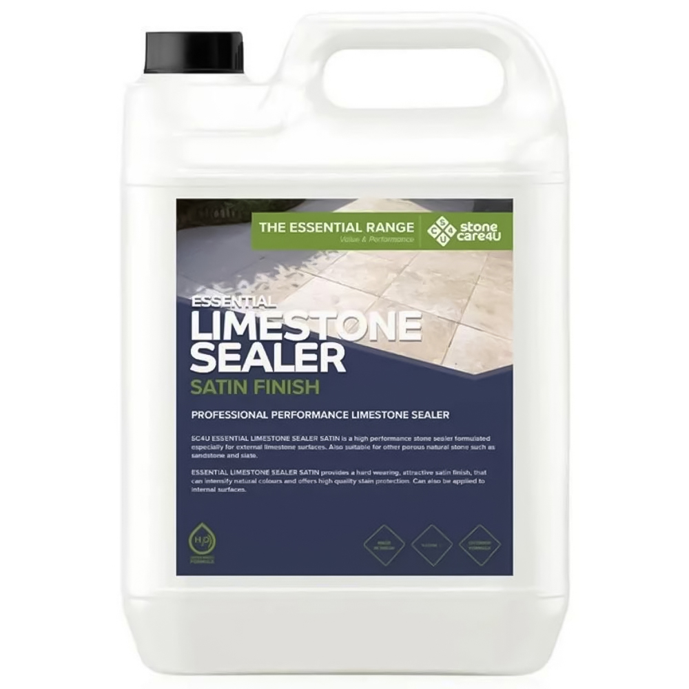 StoneCare4U Essential Satin Finish Limestone Sealer 5L Image 1