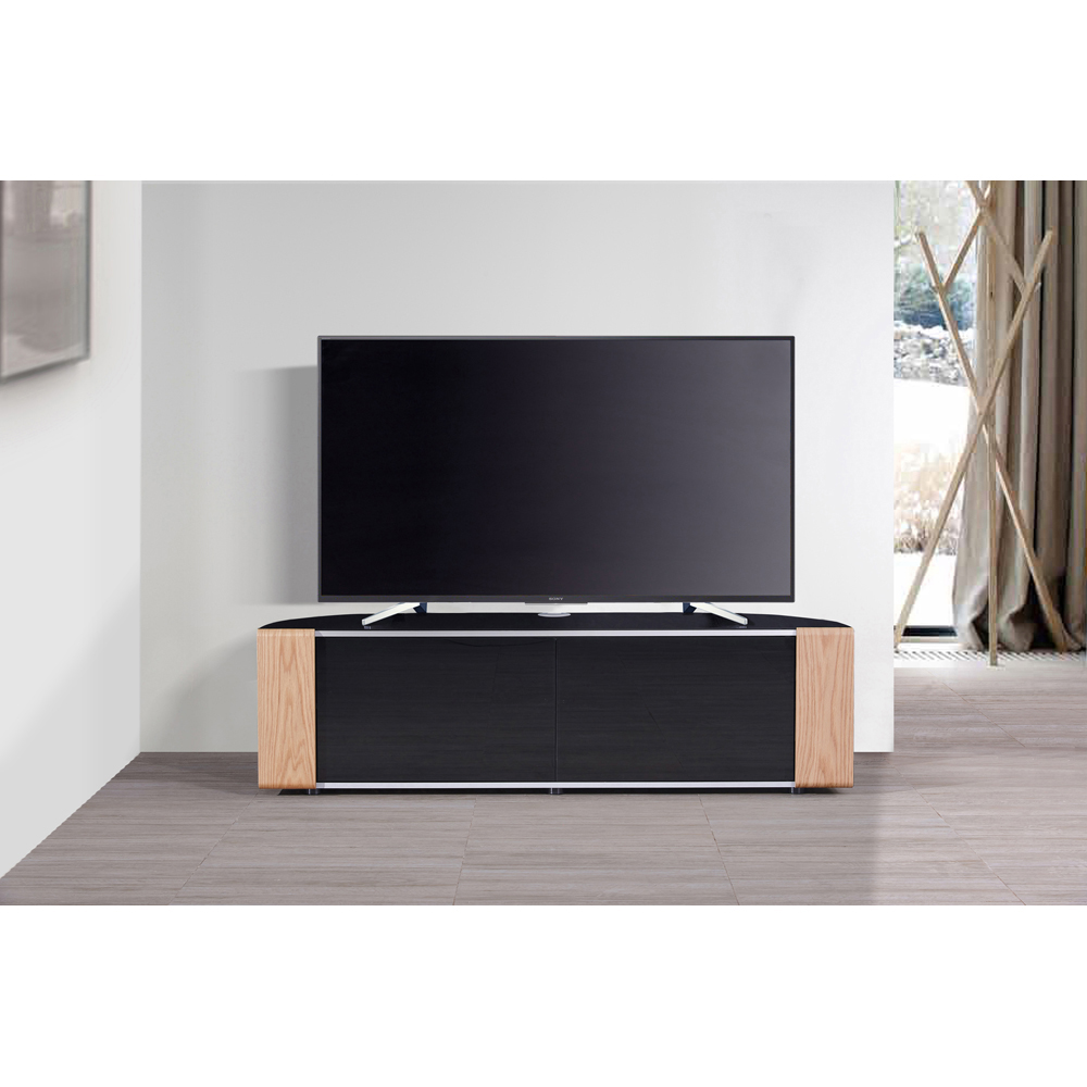 MDA Designs Sirius 1600 Hybrid 2 Door Walnut and Oak TV Cabinet Image 8