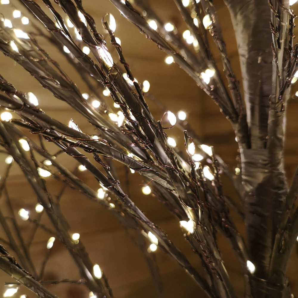 Samuel Alexander 1300 Warm White LED Black Micro Dot Blossom Tree 7ft Image 4