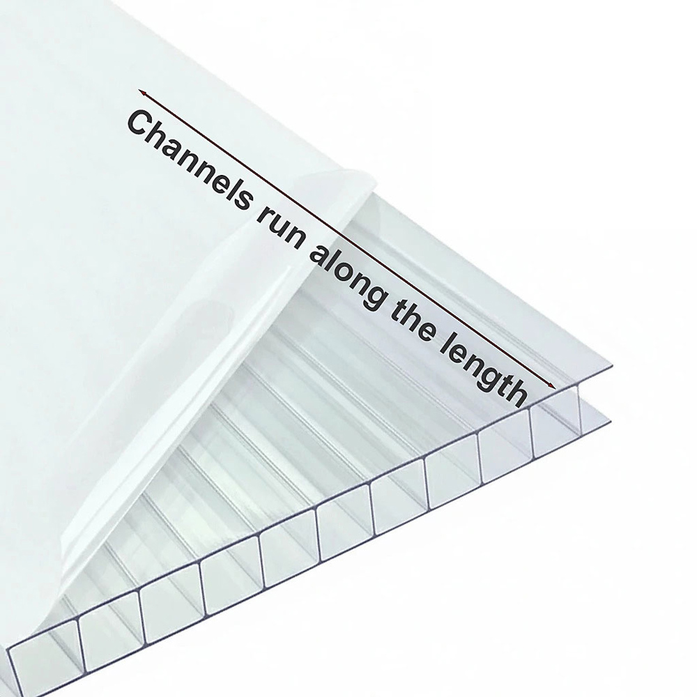 TG Crafters TGlaze 10mm Clear Polycarbonate Roof Sheet 1000 x 3500mm Image 3