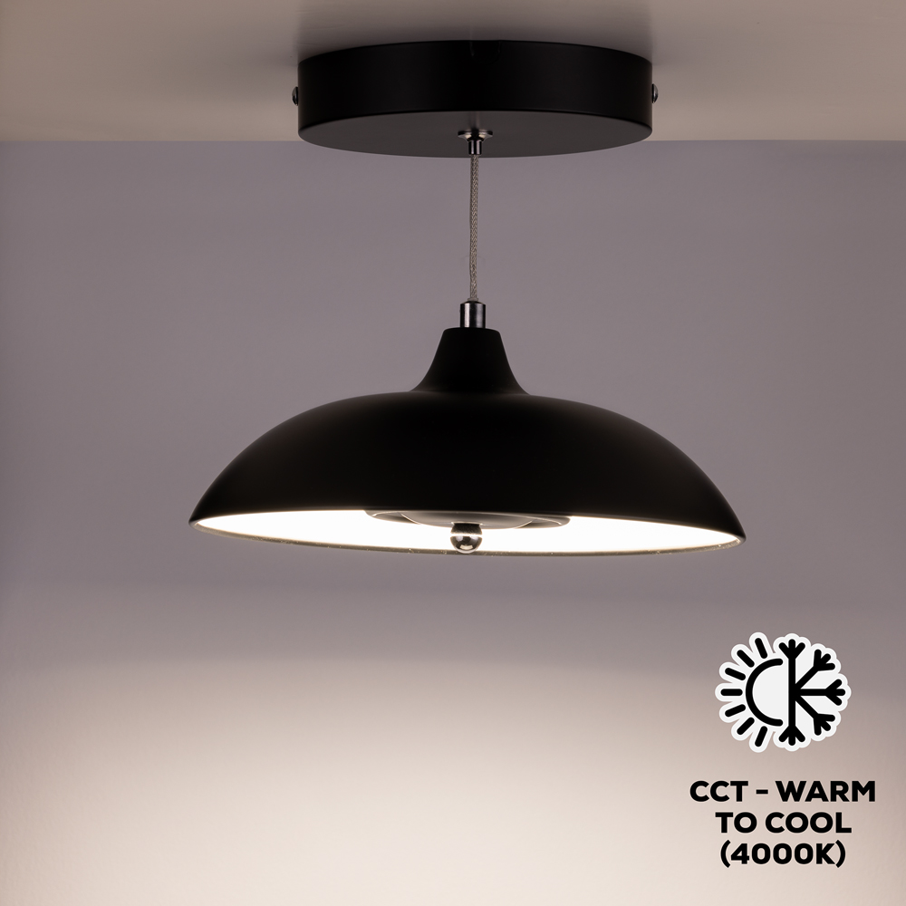 TCP Black Hanging Pendant Ceiling Light Image 4