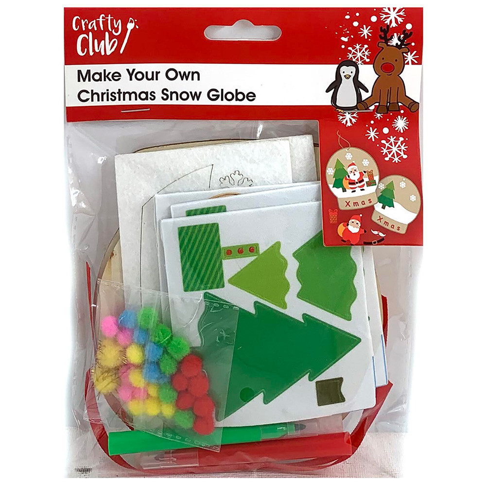 Crafty Club Make Your Own Christmas Snow Globe Image 1