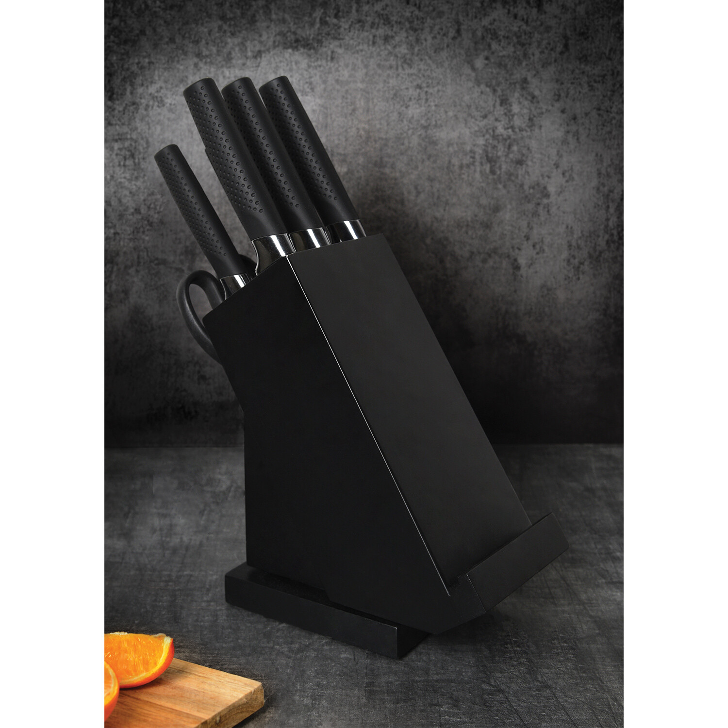 5 Piece Stainless Steel Knife Block Set Image 2