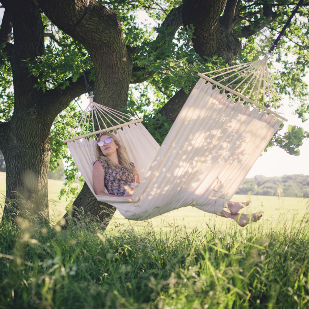Amazonas Tobago Natura Single Premium Traditional Cotton Garden Hammock Only Image 3
