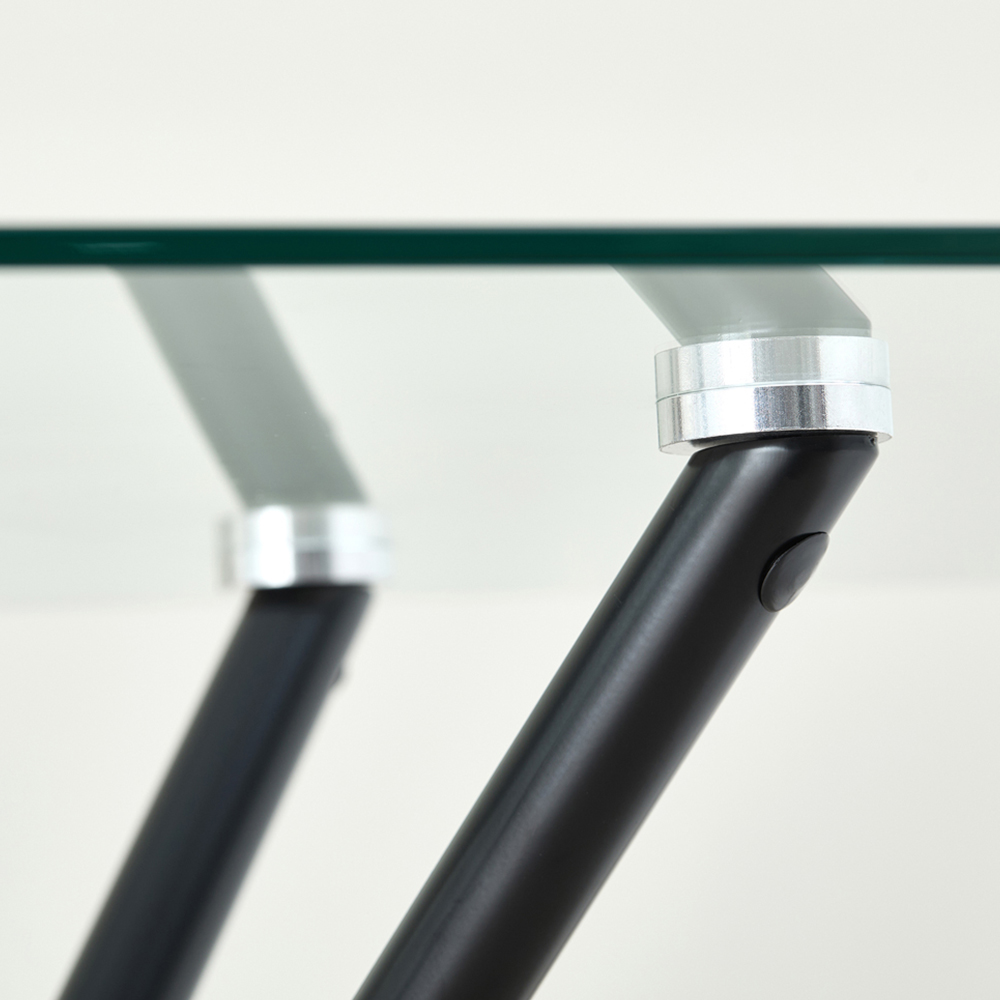 Indoor Living Miami Charlotte 4 Seater Dining Set Grey Image 3