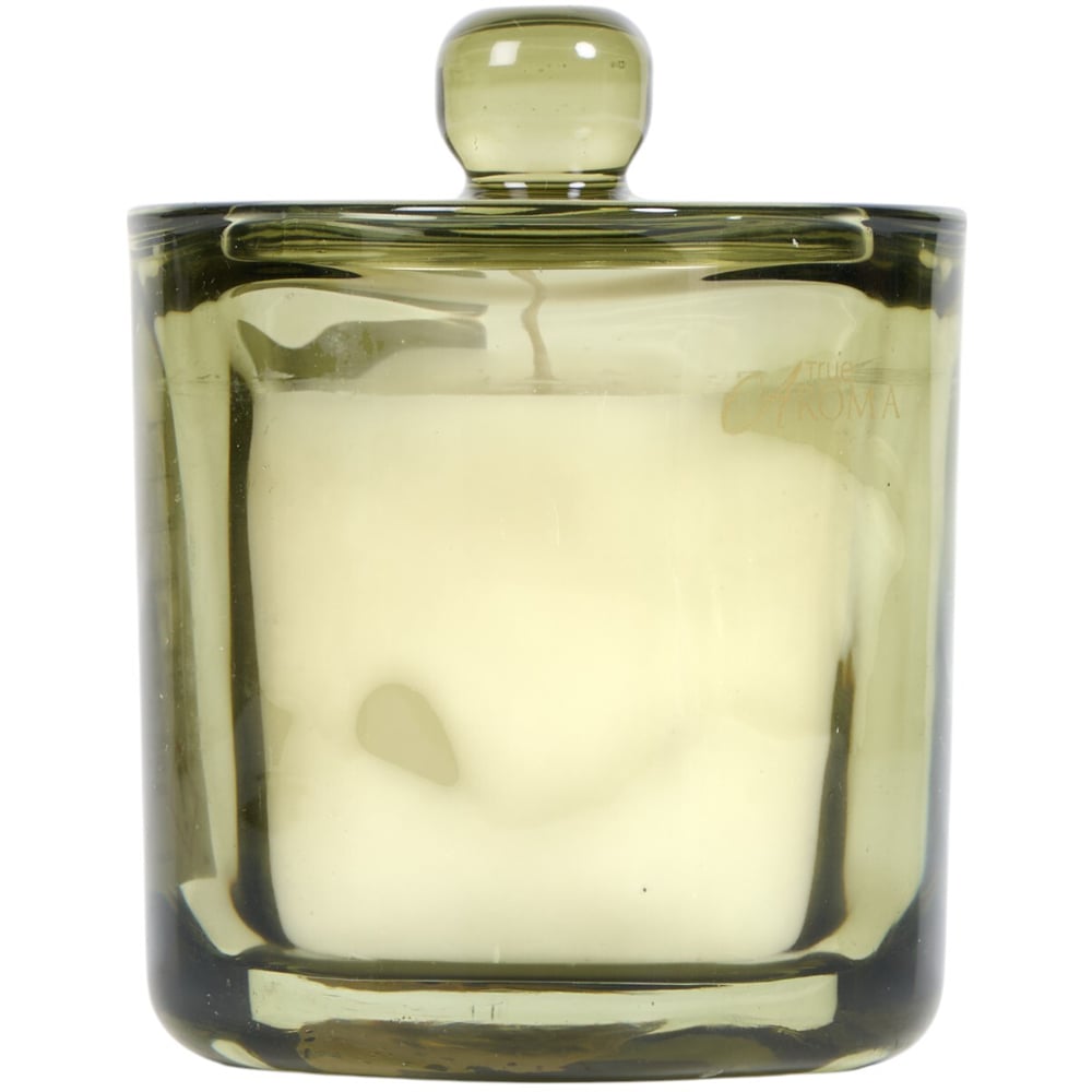 True Aroma Glass Candle - Pistachio Macaroon Image 4