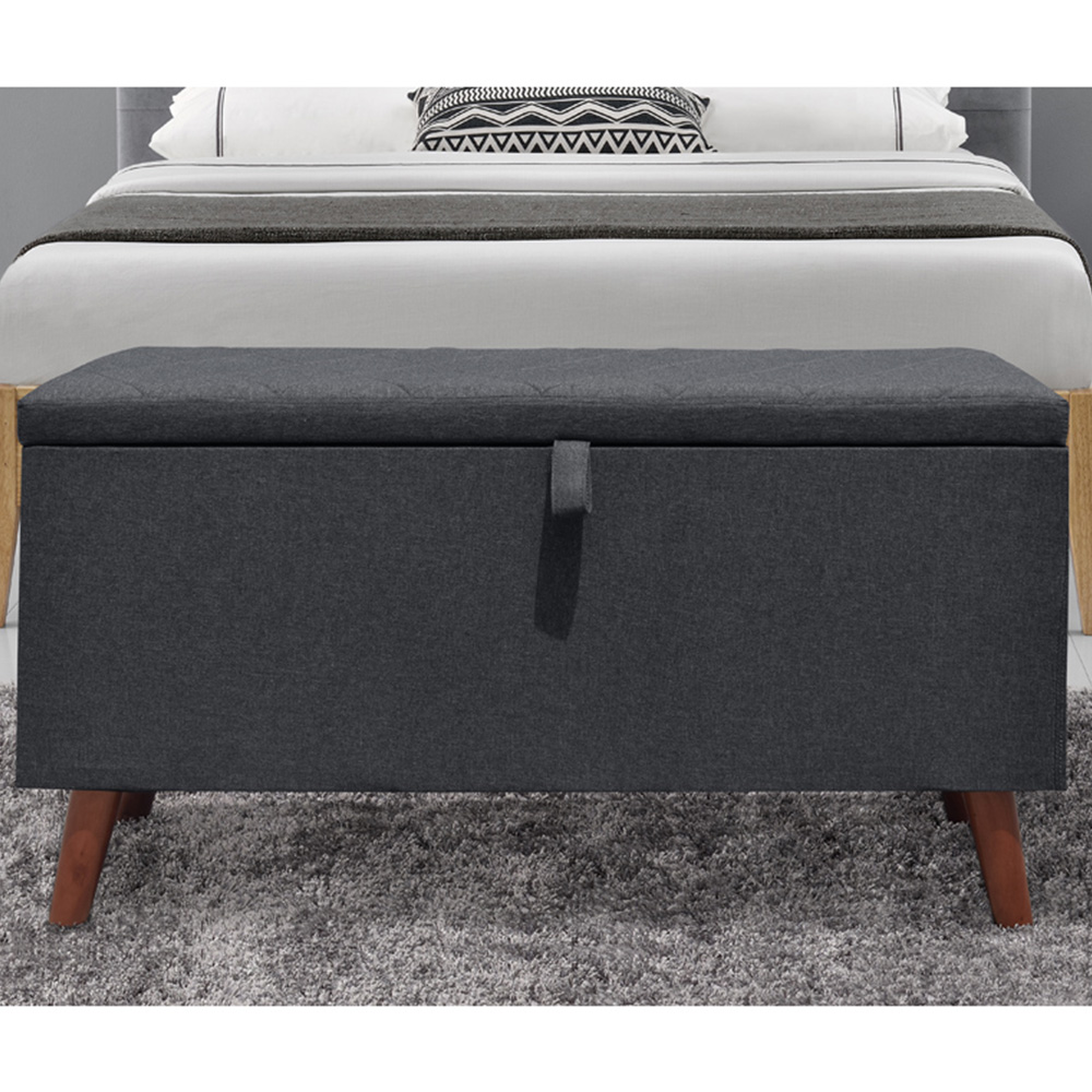 Brooklyn Grey Linen 4 Piece Bedroom Furniture Set Image 4