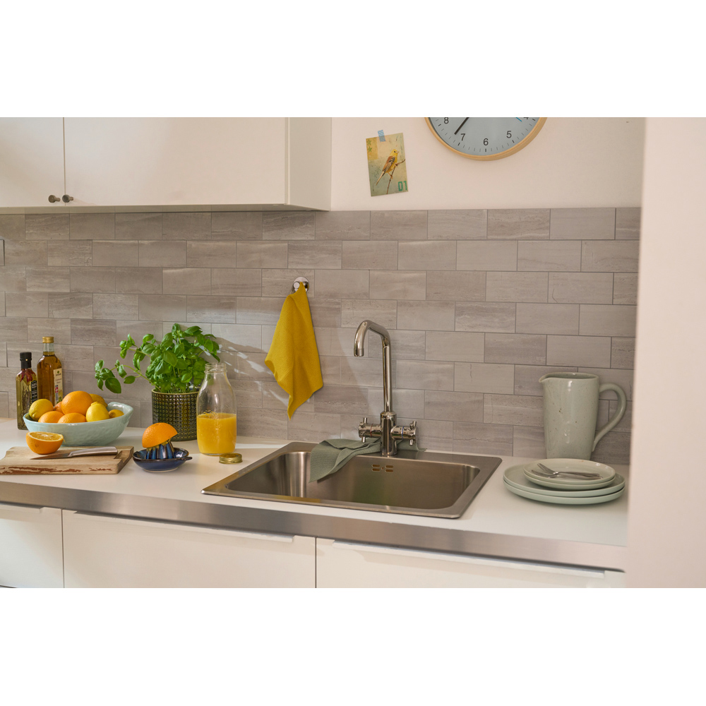 d-c-fix Concrete Tile Self Adhesive Premium Wall Tile 305 x 305mm 5 Pack Image 6