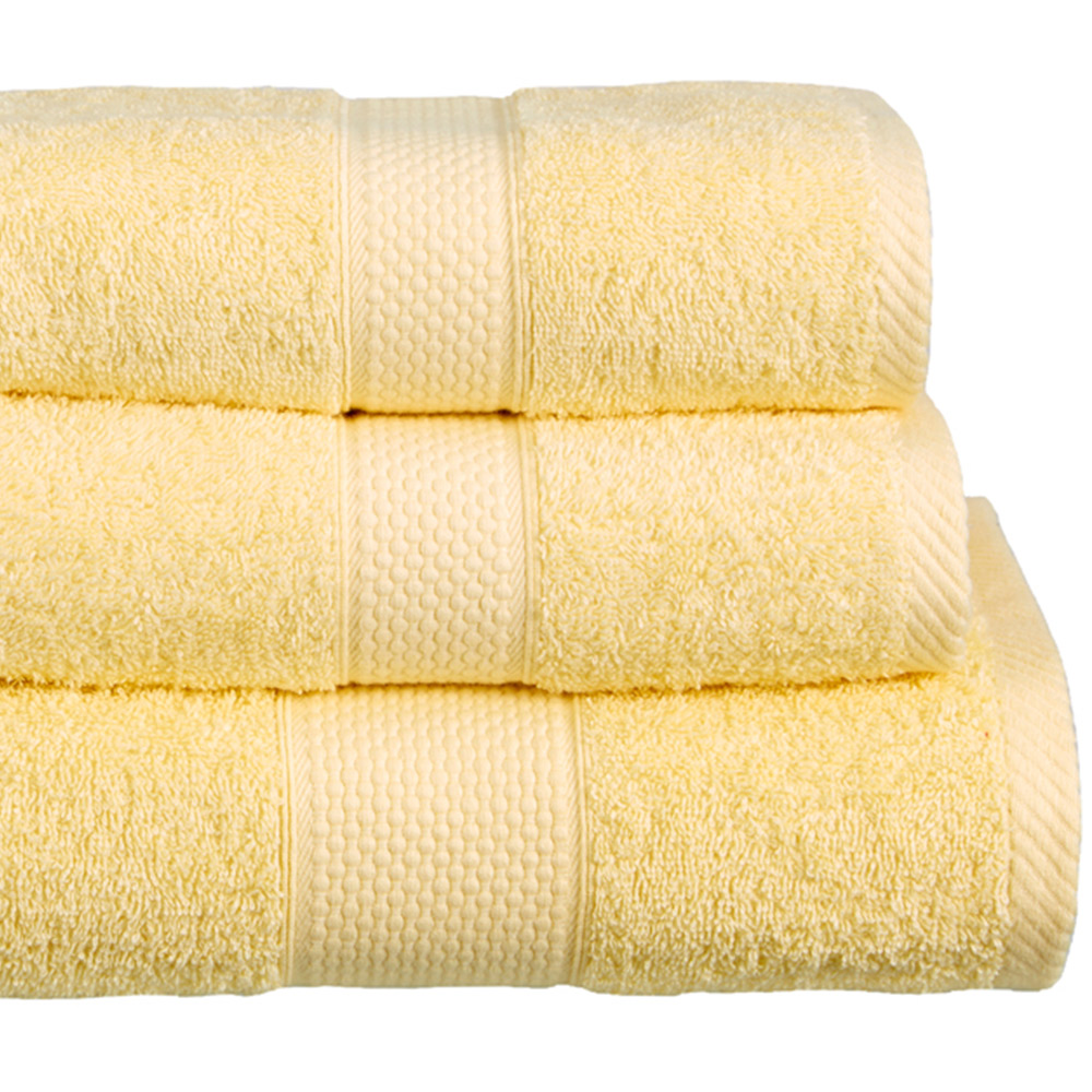 Imperial Hotel Quality Lemon Combed Cotton Turkish Bath Mat Image 2