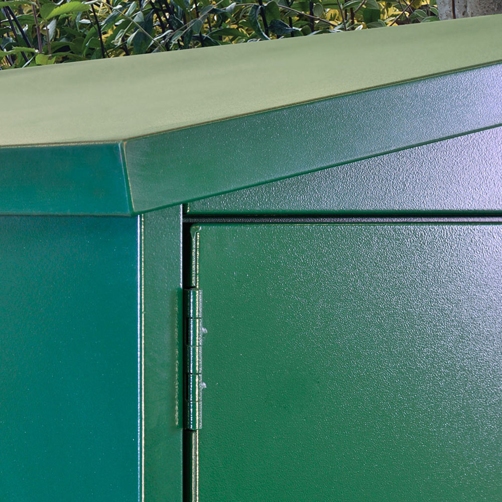 Asgard Centurion 5x 11ft Double Door Cream High Security Apex Motorcycle Garage Image 7