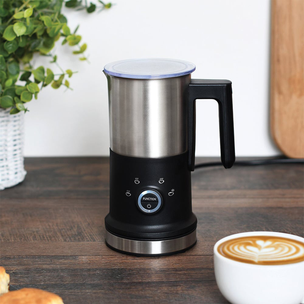 Kitchen Master Stainless Steel Milk Frother with LED Indicator Black and Silver Image 7