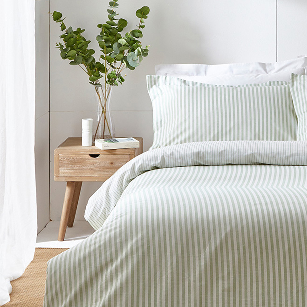 Yard Double Hebden Eucalyptus Reversible Duvet Set Image 2