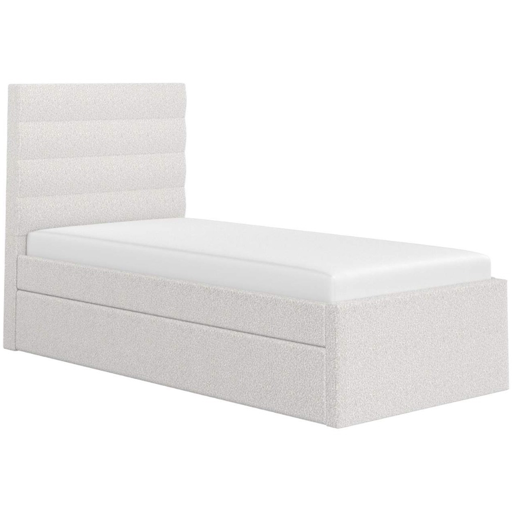 Flair Ari Single Beige Boucle Bed with Trundle Image 2
