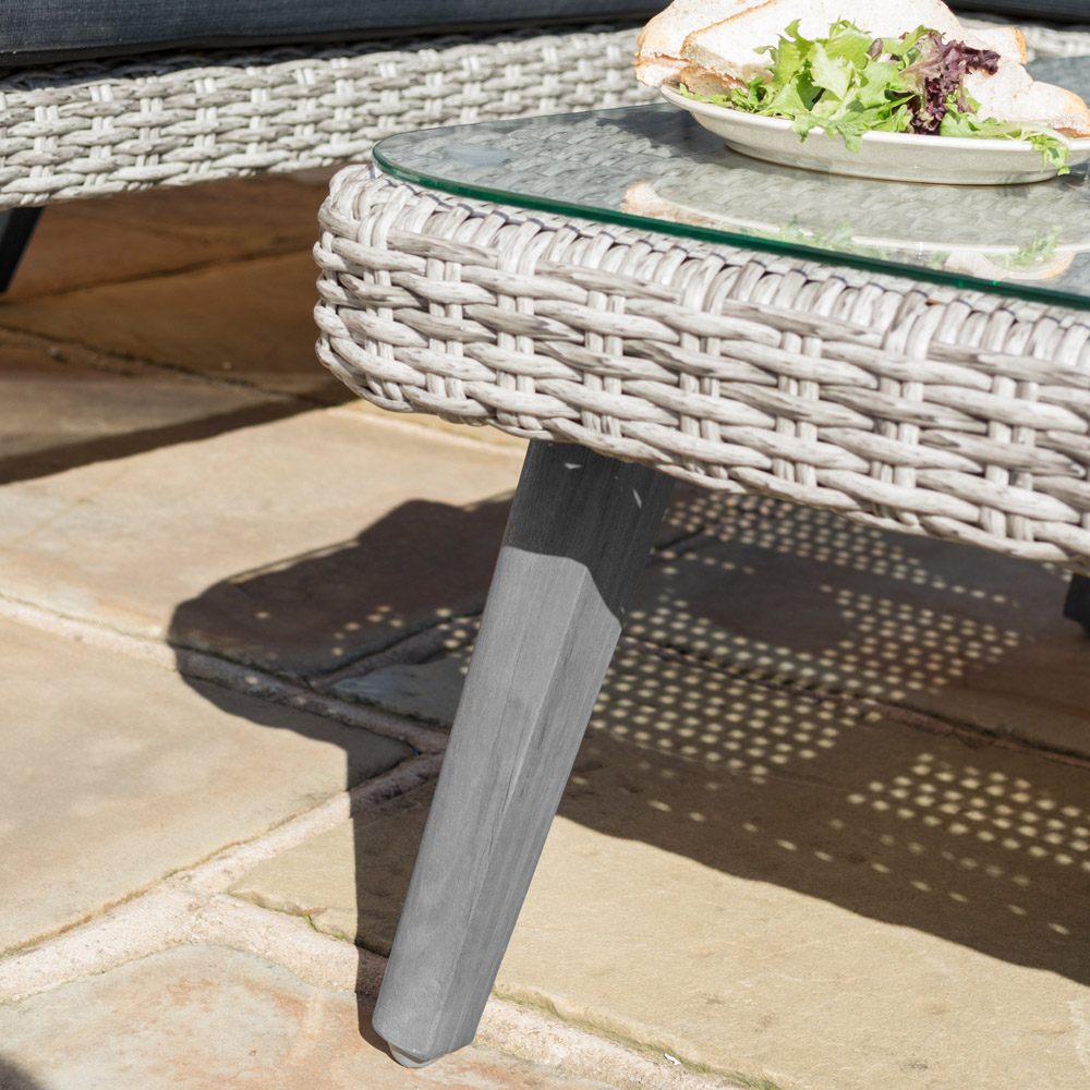 Rowlinson Hanoi 5 Seater Grey Corner Sofa Set Image 5