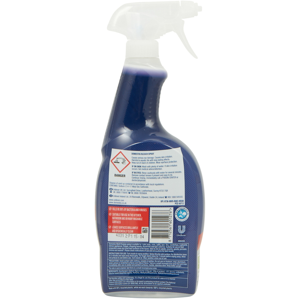 Domestos Multi-Purpose Cleaner Spray 700ml Image 2