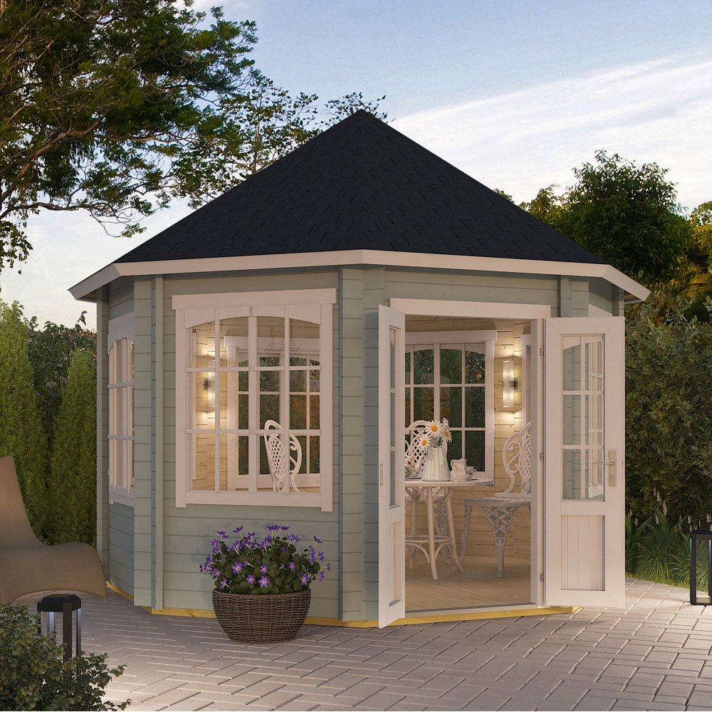 Norland Jarrow 12.8 x 12.8ft 8 Sided Summerhouse Image 3