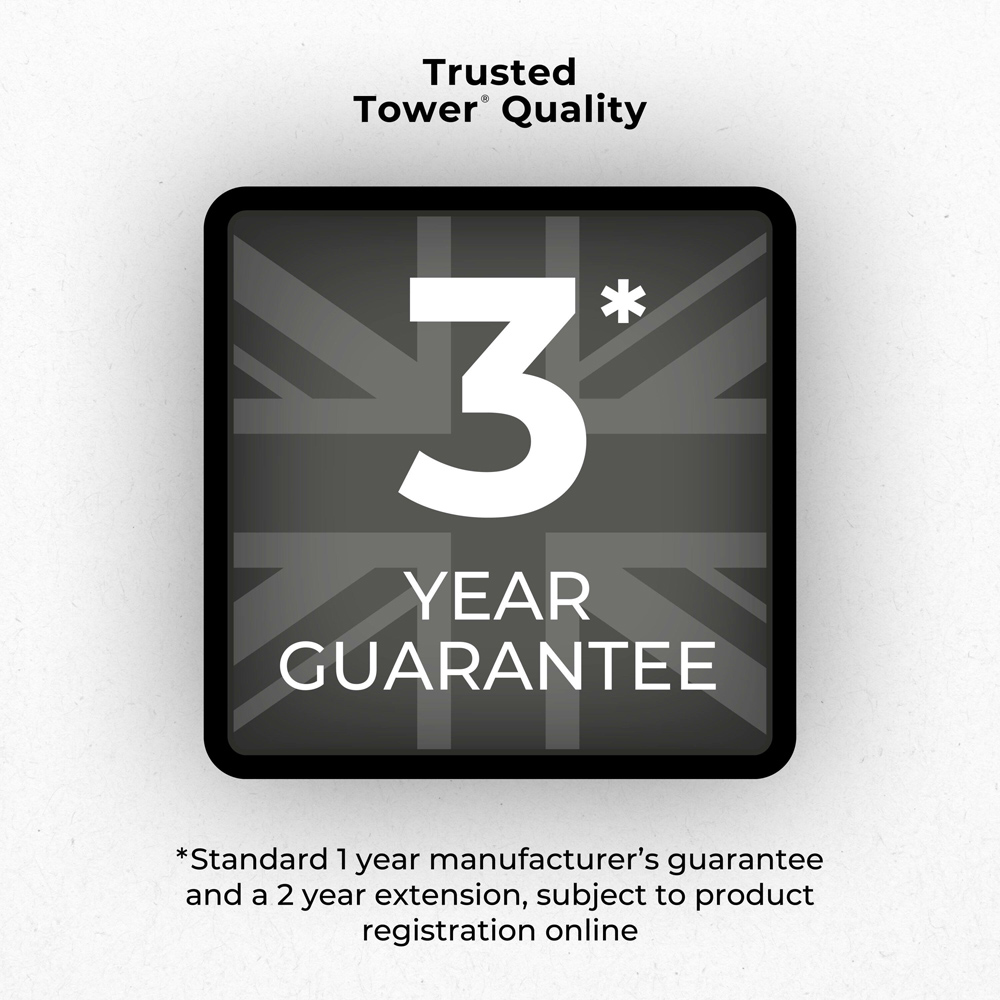 Tower Rectangular White Bin ABS Sensor 50L Image 7