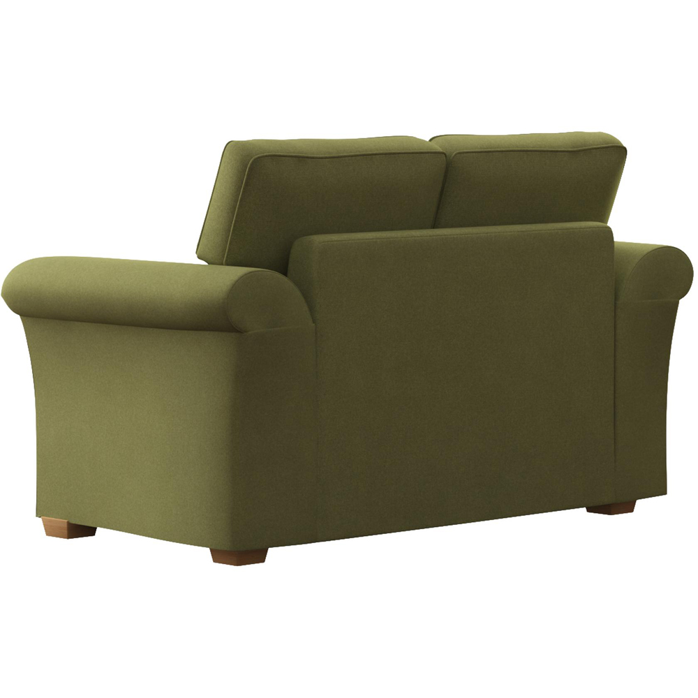 Castleacre 2 Seater Venice Olive Fixed Back Sofa Image 4
